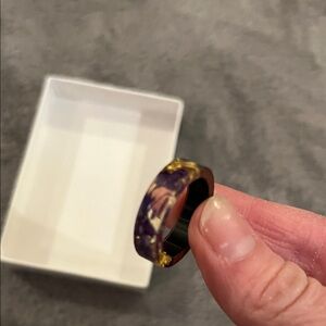 Purple and Gold Ring